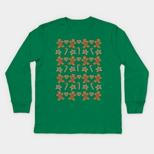 Gingerbread Kids Long Sleeve T-Shirt